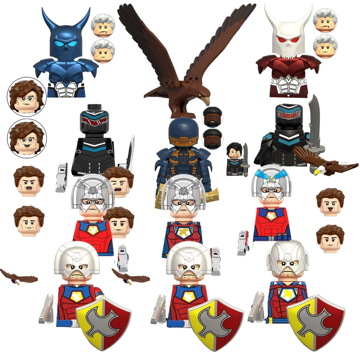 SuicideSquad Peacemaker Blue D - Lego Minifigure Holder avis et prix