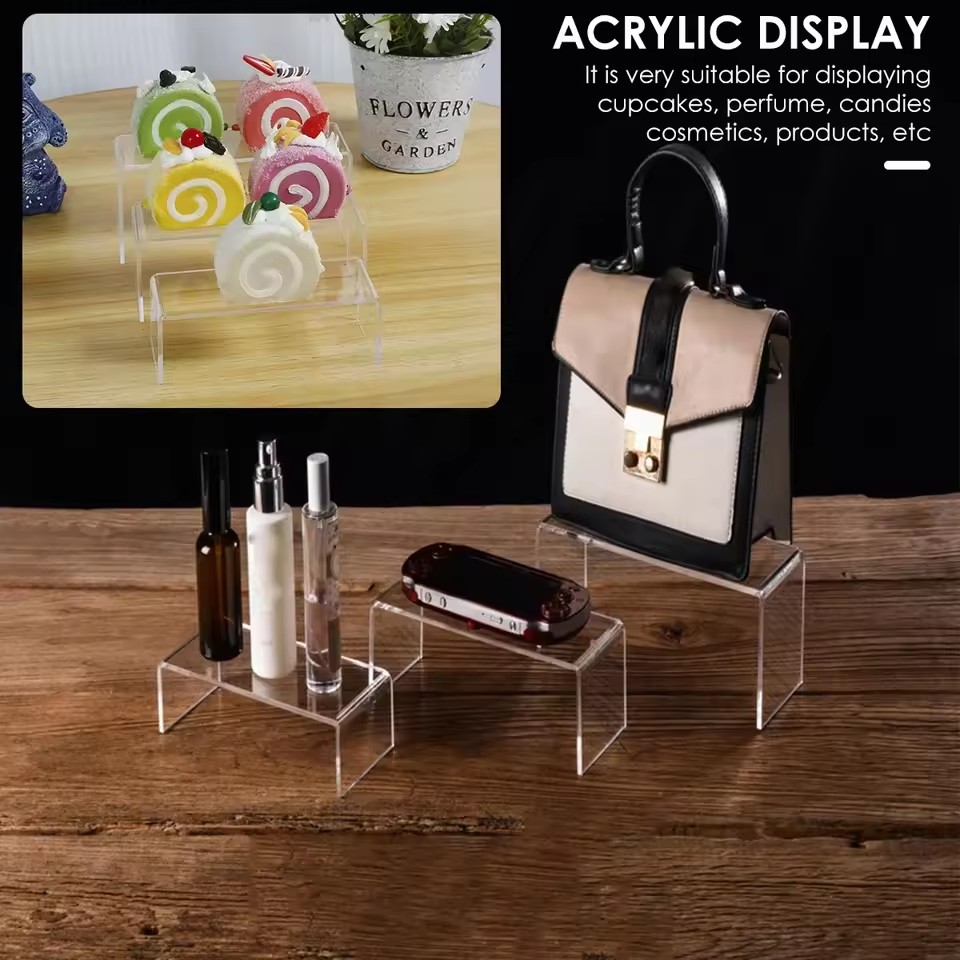 Présentoir en acrylique transp - Display Risers Set avis et prix
