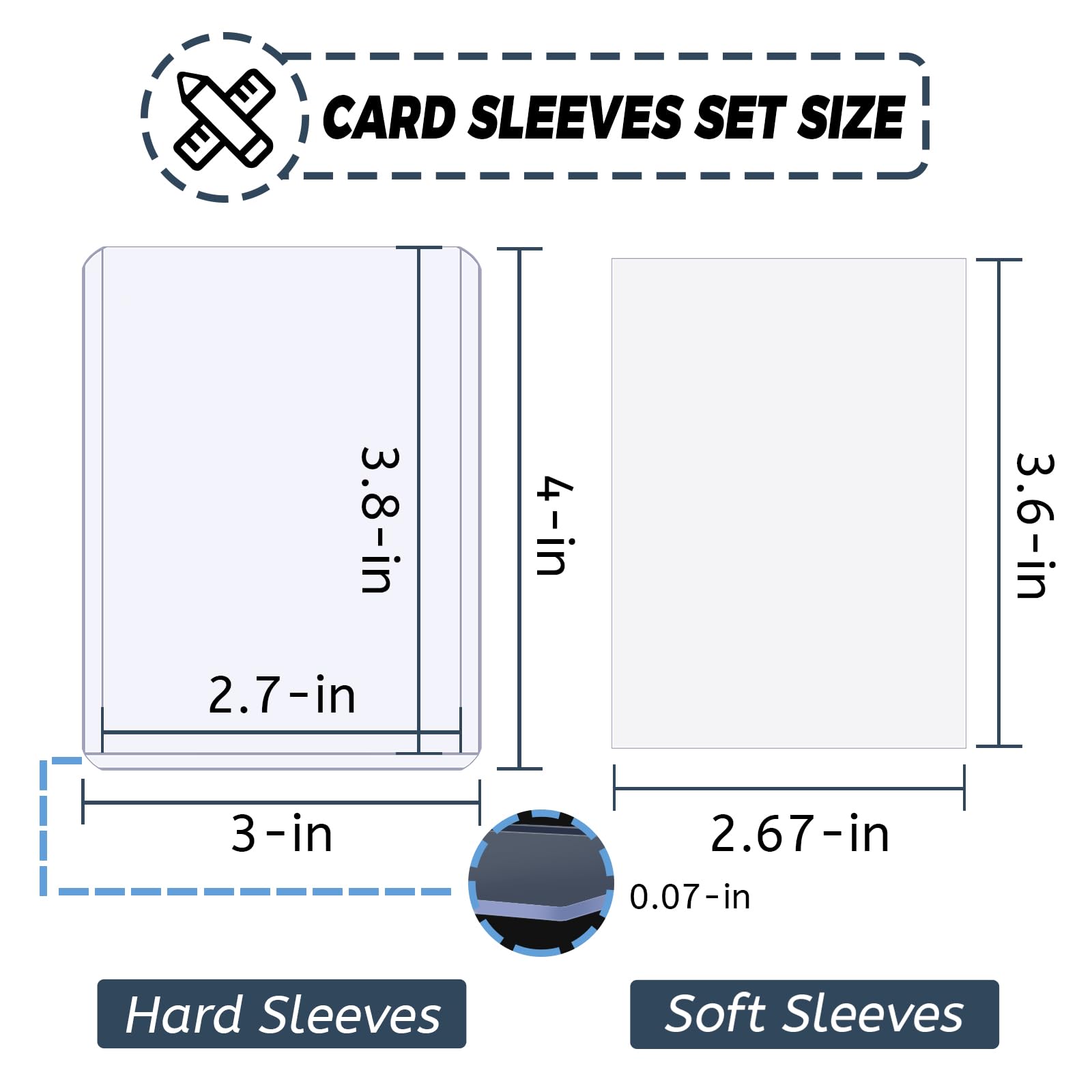 100-600 pochettes pour cartes  - Card Penny Sleeve avis et prix